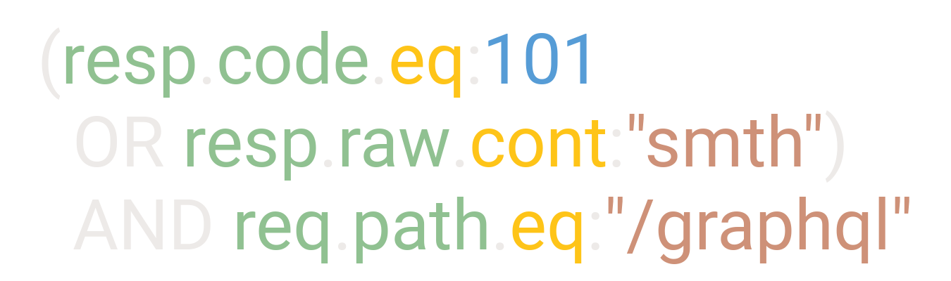 A full HTTPQL query.