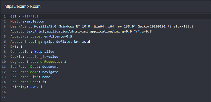 Viewing the Replay request environment variable addition.